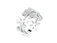 Anello Le Bebé Donna Girotondo in Oro bianco Diamante LBB085-15